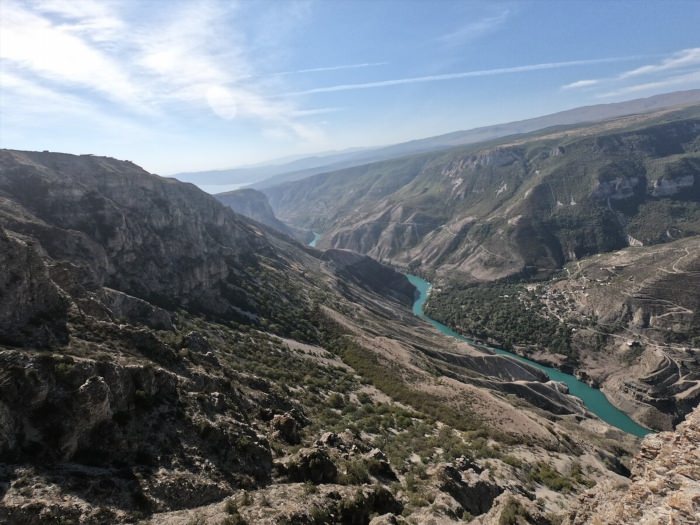 Сулакский каньон на карте Дагестана