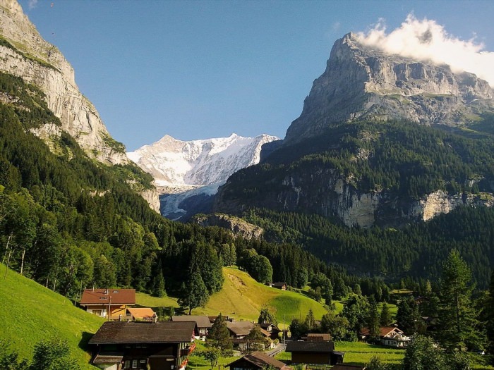 Швейцария Берн горы