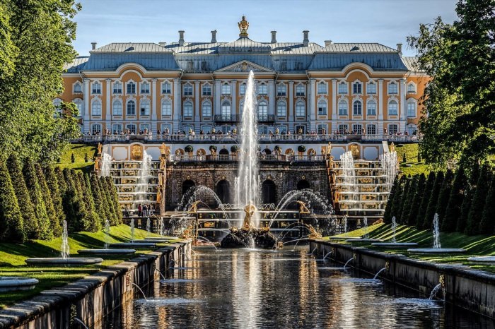 Петергоф дворец Санкт Петербург