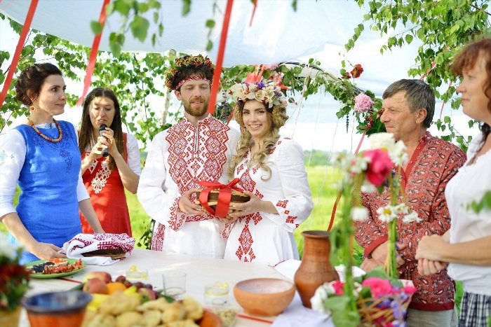 Русская свадьба современная