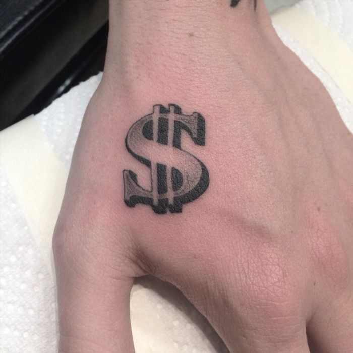 Татуировка доллар