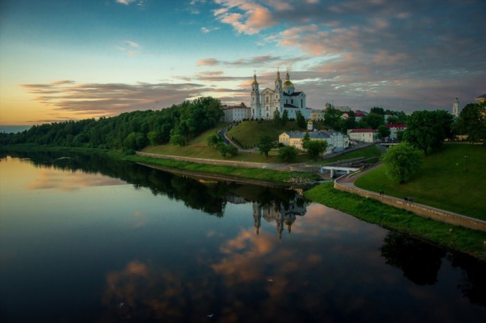 Река Западная Двина в Беларуси