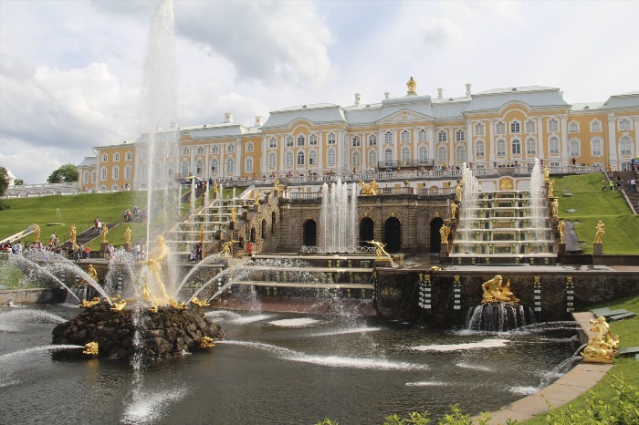 Петергоф фонтаны большой Петергофский дворец