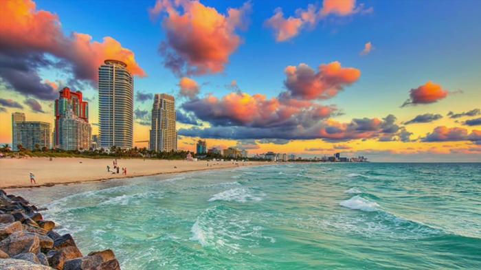 Майами Флорида пляж