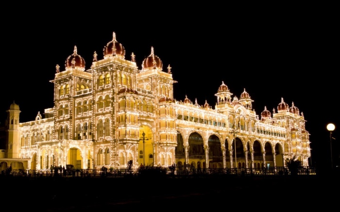Знаменитый дворец в Индии