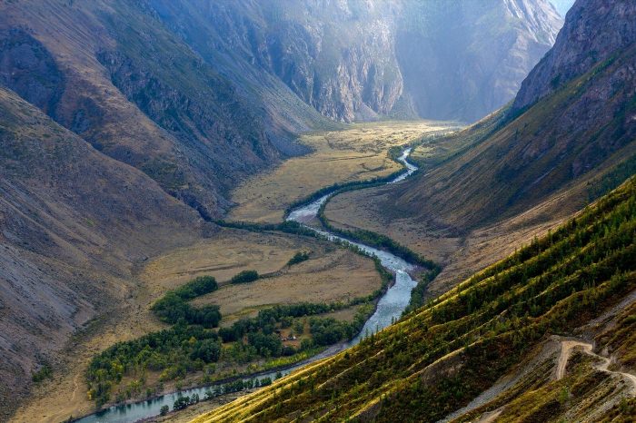 Река Чулышман горный Алтай