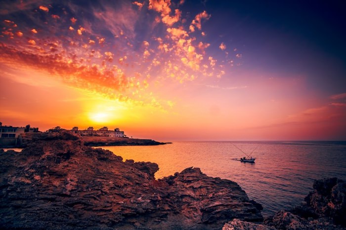 Кипр Ларнака море