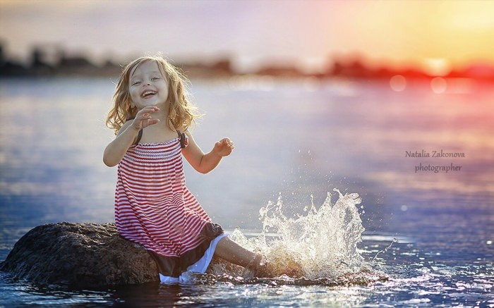 Море дети радость