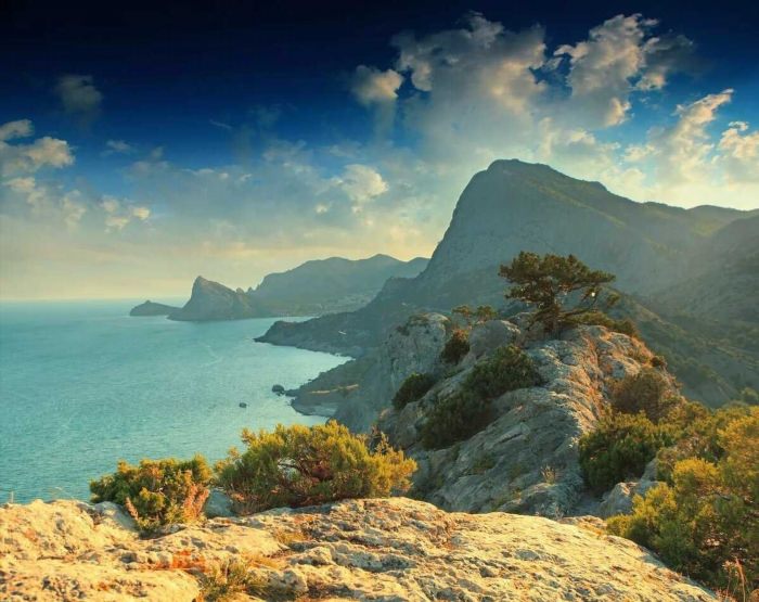 Крым пейзажи море горы
