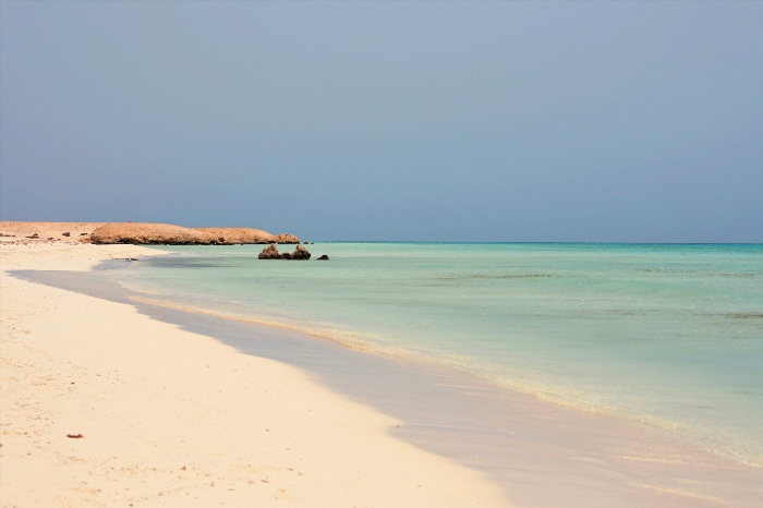 Хургада песчаный пляж