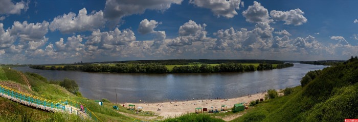 Река Ока Колычево