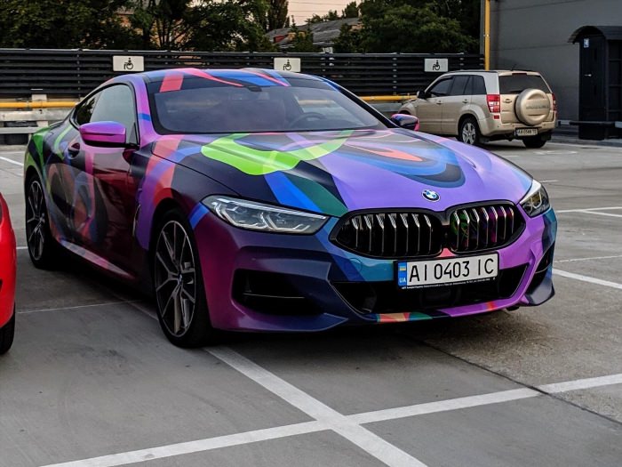Разноцветные авто