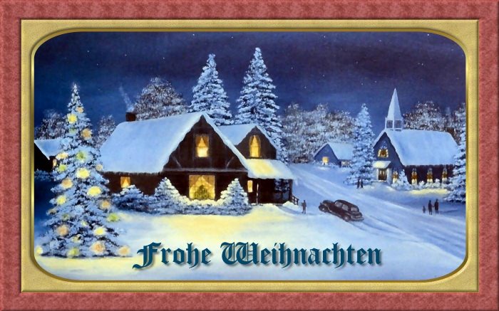 Поздравление с Рождеством на немецком языке