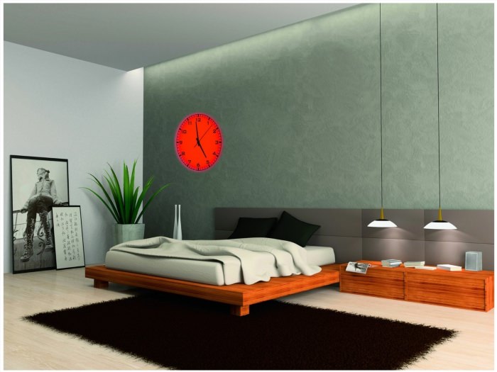 Спальная комната в стиле минимализм