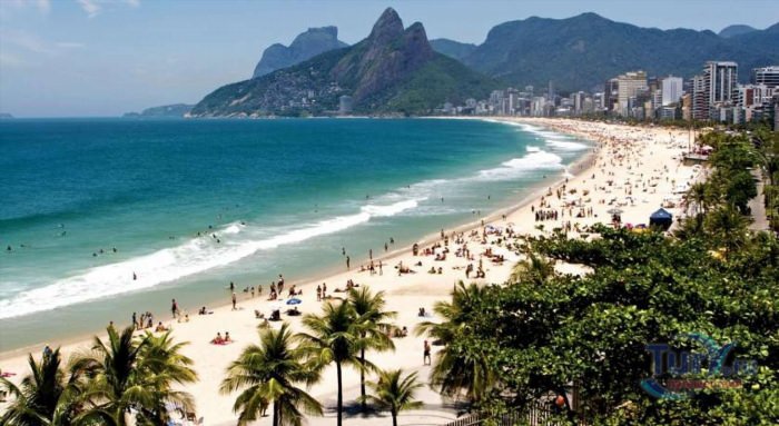 Ипанема пляж в Бразилии