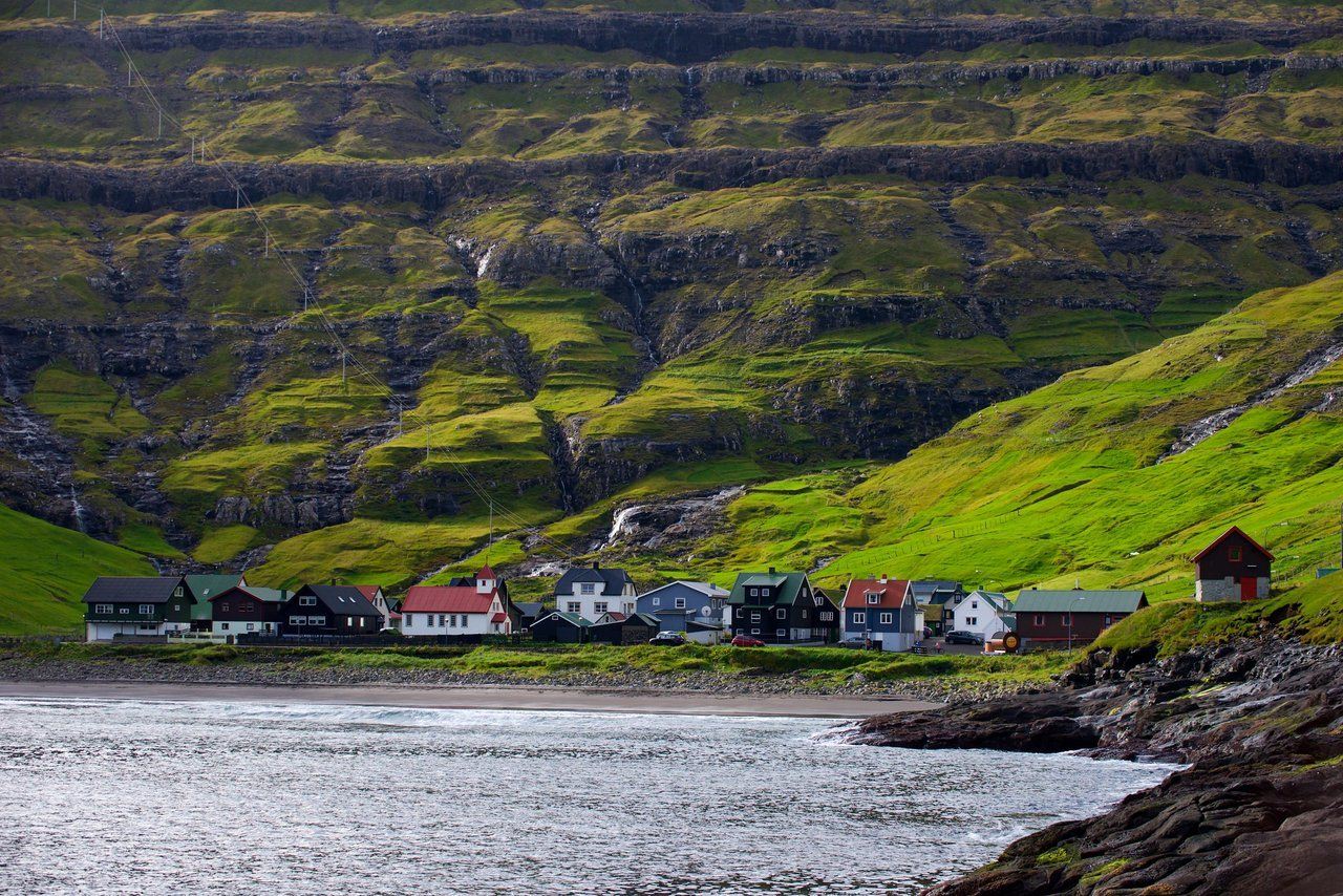 Столица фарерских островов. Деревня Саксун Фарерские острова. Фарерские острова остров Калсой. Деревня Гасадалур, Фарерские острова.