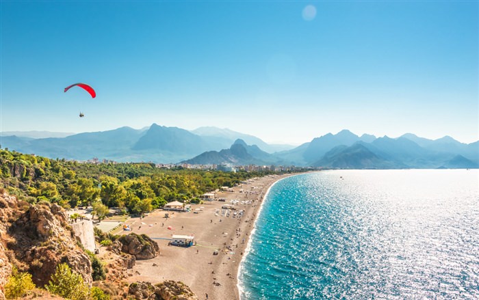 Турция пляж Анталийское побережье