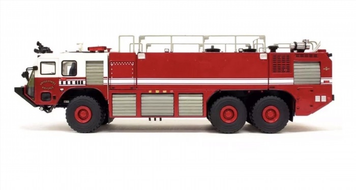 Пожарная машина с боку