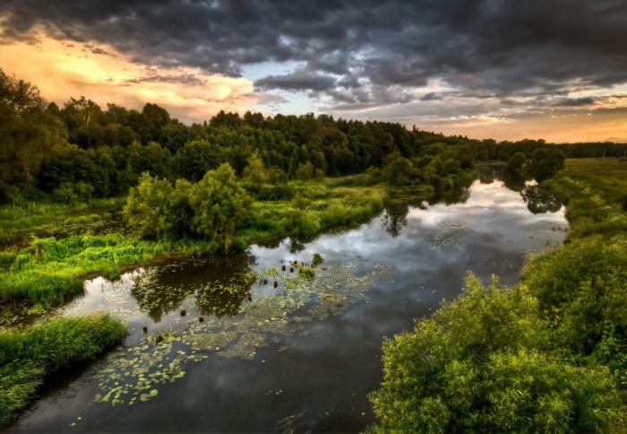 Река Лопасня Чехов