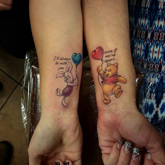 Парные татуировки с мамой