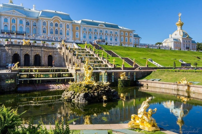 С Петербург Петергоф большой дворец