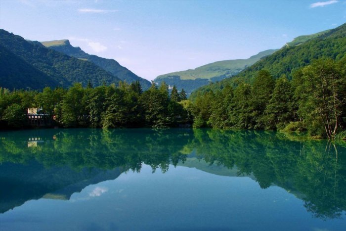 Голубые озёра Кабардино Балкария