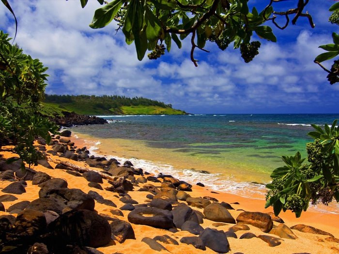 Гавайи пляж