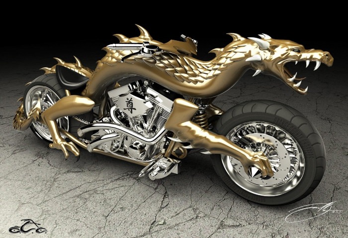 Мотоцикл дракон