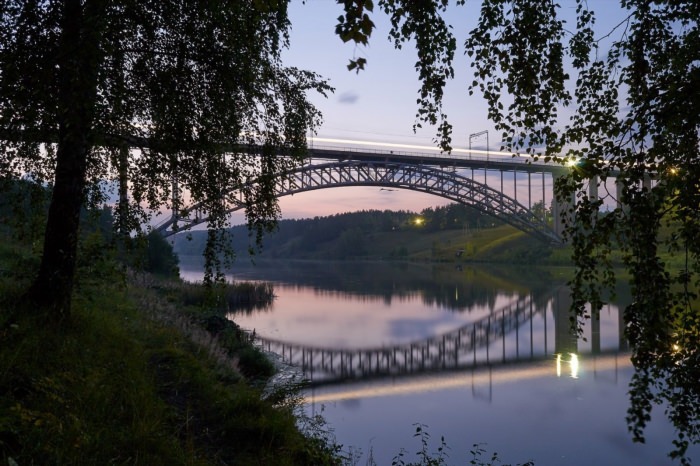 Мост через реку Исеть Каменск Уральский