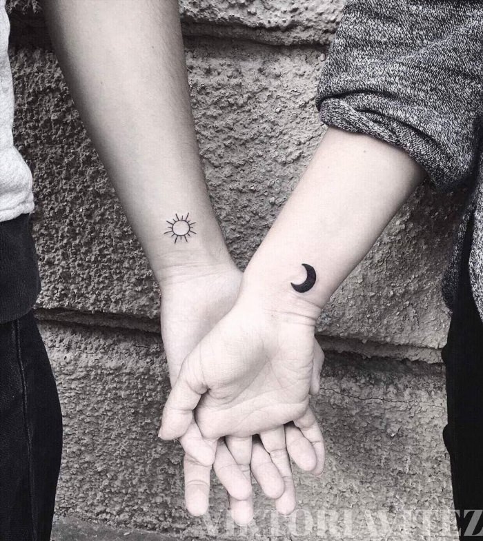 Парные татуировки для лучших подруг