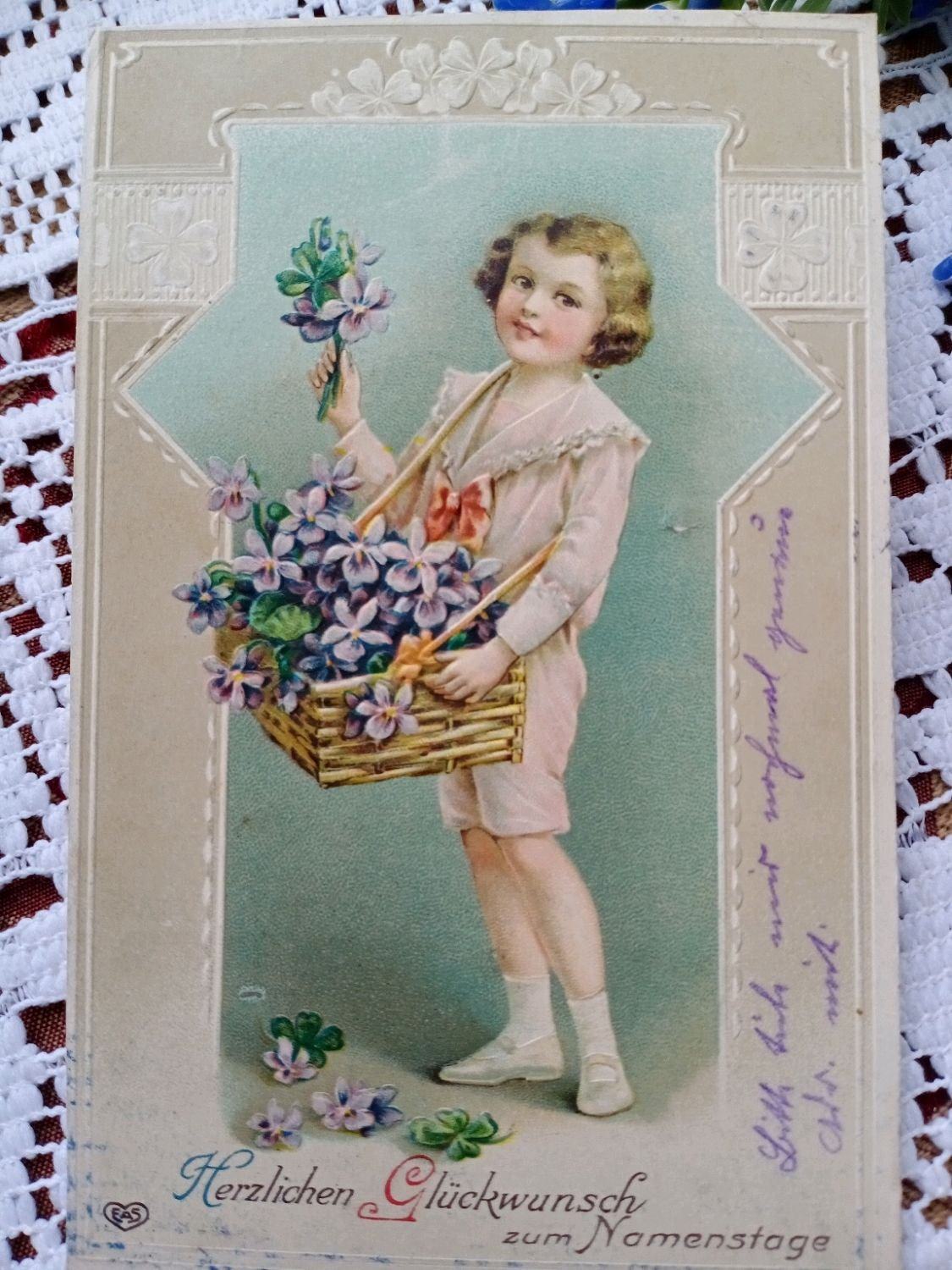Старинные открытки шоколад