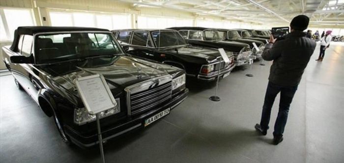 Машины Януковича в Межгорье