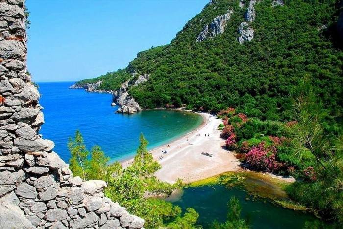 Пляж Олимпос Турция