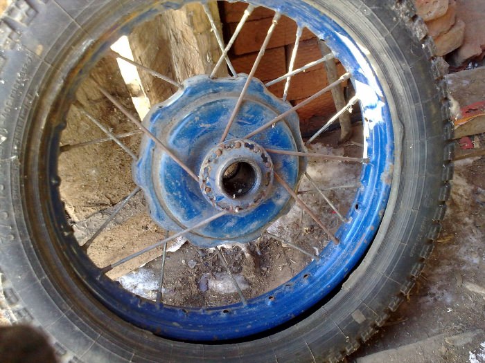 Литое колесо на мотоцикл Урал