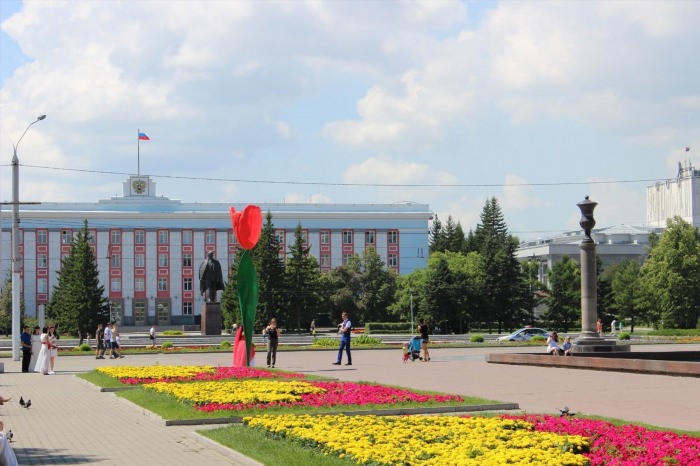 Главная площадь столицы Алтайского края