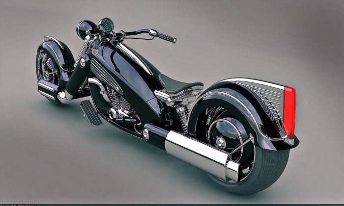 Электрический чоппер мотоцикл
