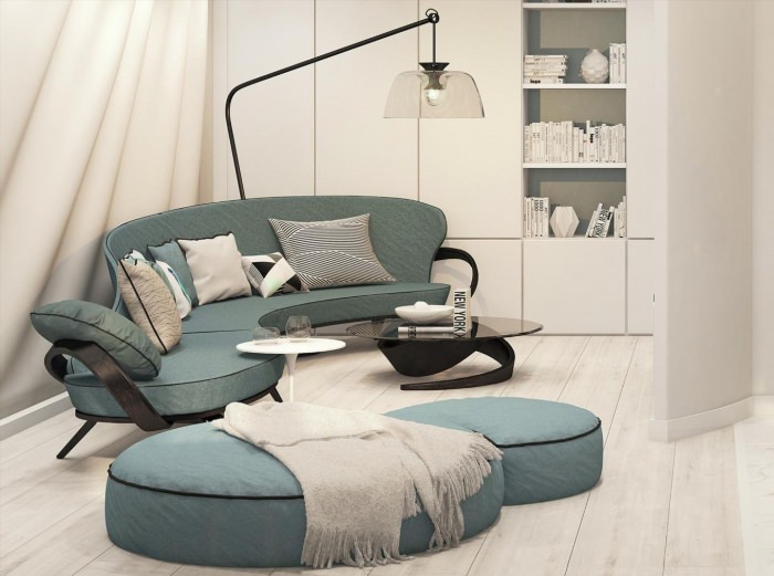 Стильные диваны для маленькой комнаты