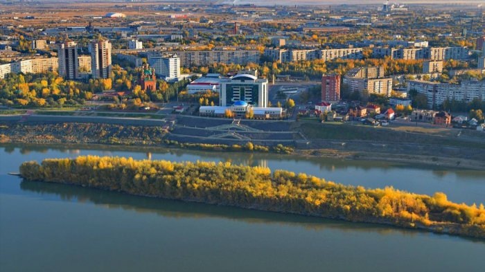Павлодар панорама города