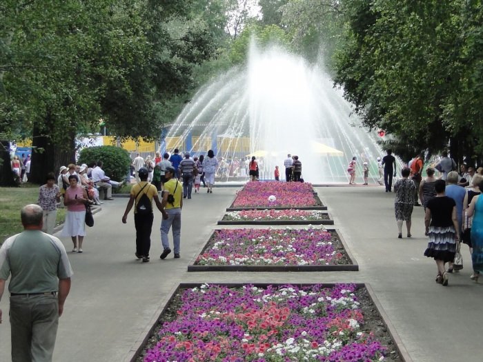 Парк центрального района Барнаул
