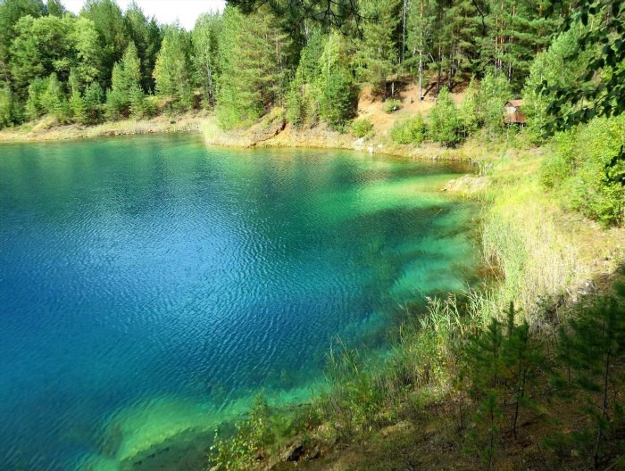 Голубое озеро Кемерово