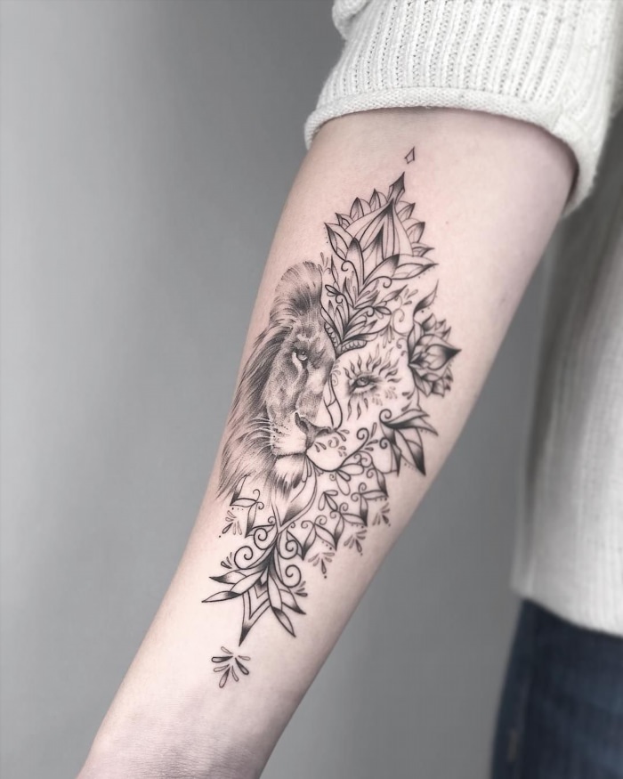 Красивые женские татуировки на руке
