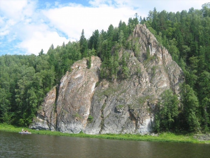 Река кия горы Кемеровская область