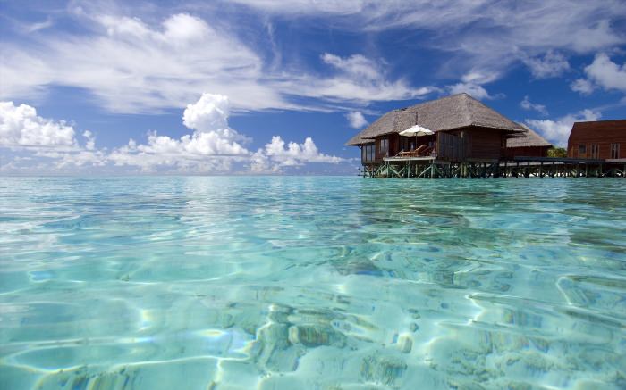 Мальдивские острова океан