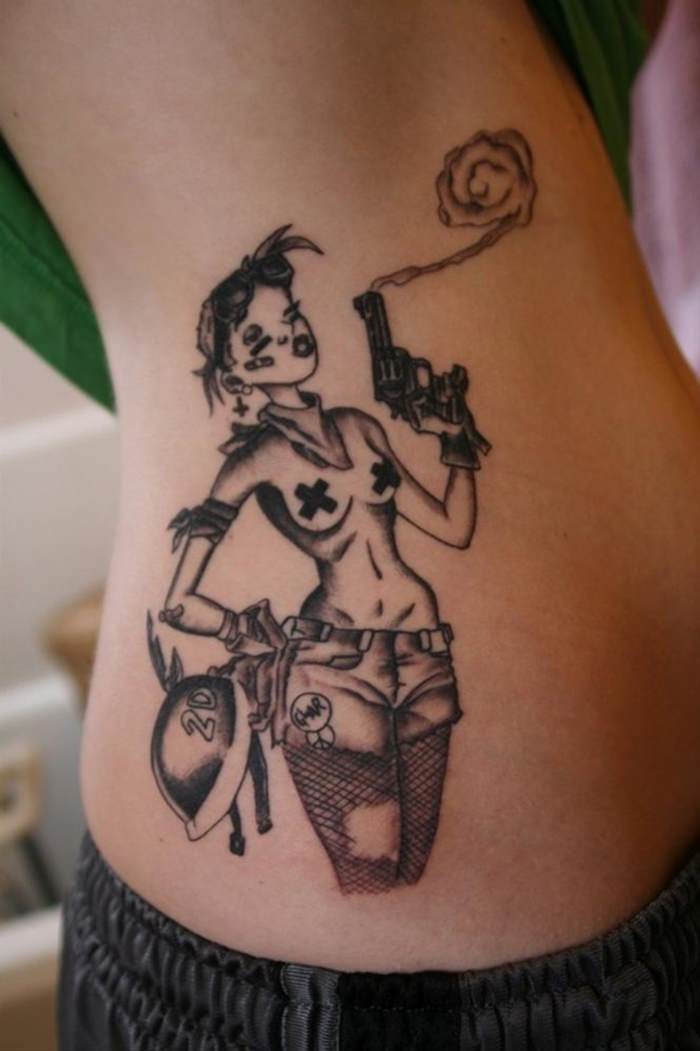 Прикольные татуировки для девушек