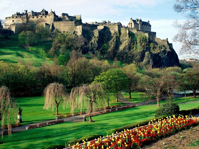 Шотландия достопримечательности Эдинбургский замок