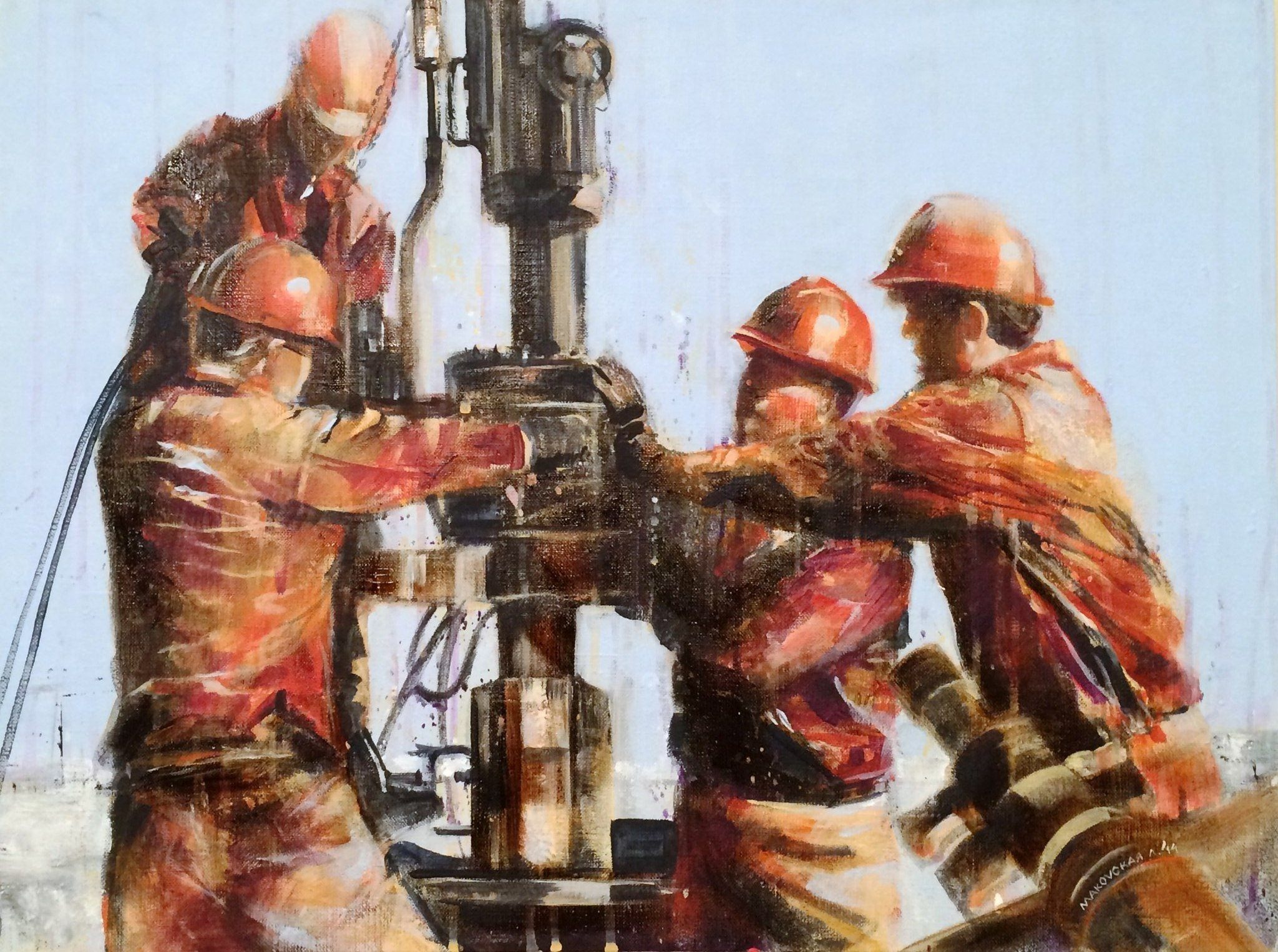 Картина нефтяники