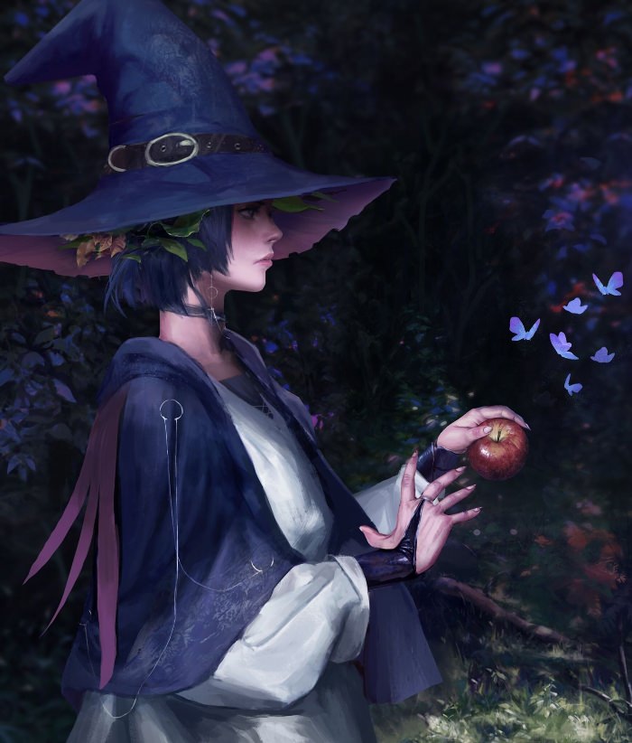 Девушка ведьма