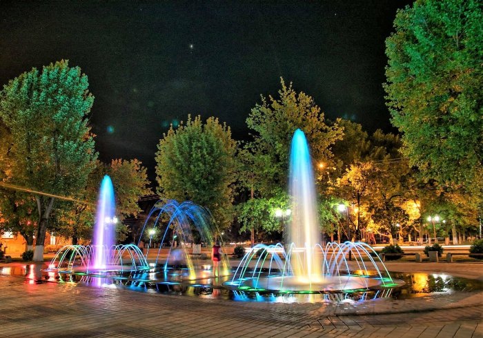Армавир фонтан парк