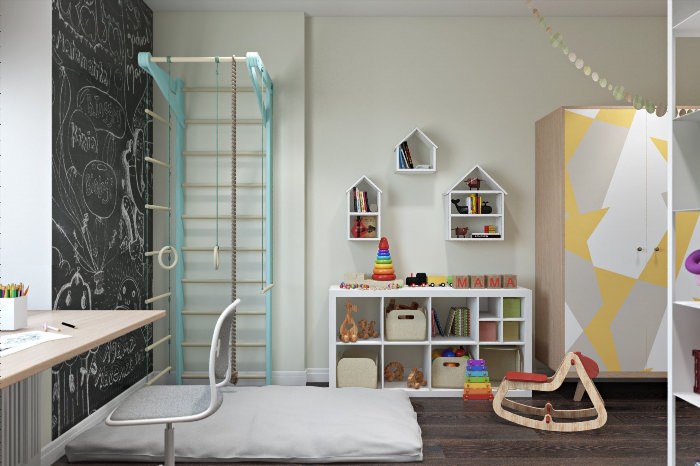 Детская комната в стиле сканди
