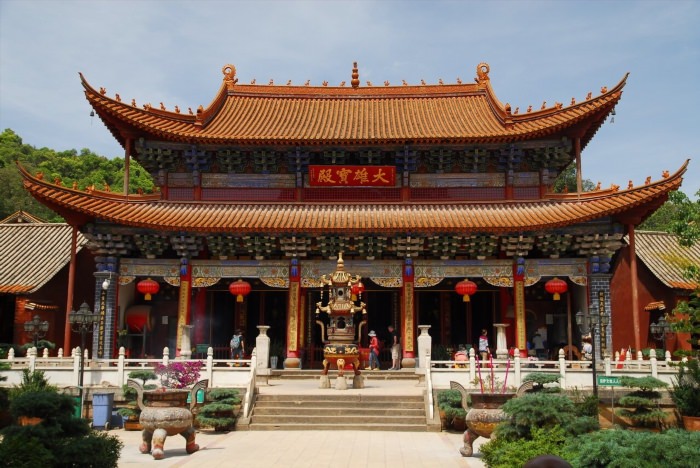 Китай храм Хошань